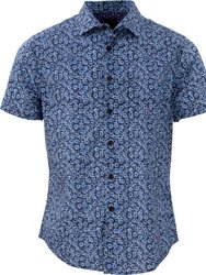 George Horse Shoes Navy Shirt - Horse shoes Navy