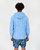 Howard Coral Towel Hoodie In Sky