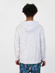 Howard Coral Towel Hoodie In White