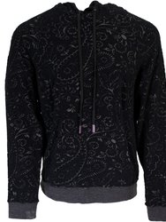 Howard Paisley Hoodie - Paisley Black