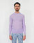 Kris Coral Merino Sweater In Lavender - Lavender Coral