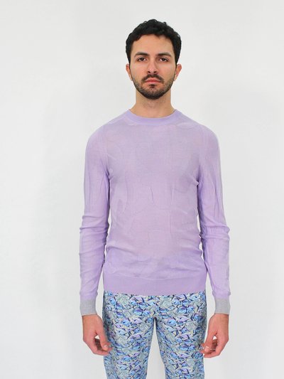Loh Dragon Kris Coral Merino Sweater In Lavender product