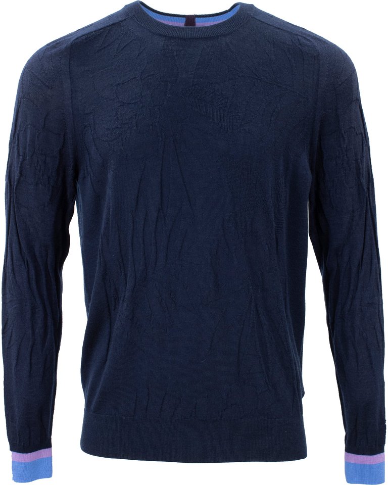 Kris Crew Navy Sweater - Navy