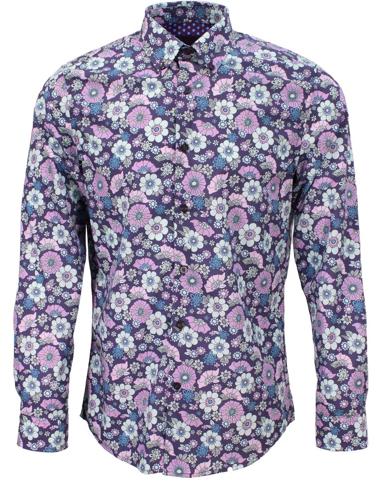 Mitchell Joyful Floral Shirt - Skipper - Mitchell Joyful Floral Skipper