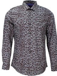 Norman Leopard Shirt - Black