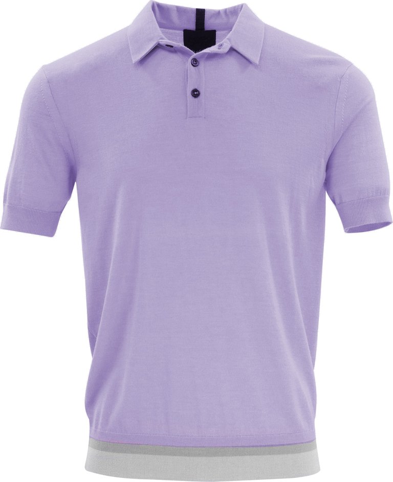Pilgrim Polo Shirt - Lavender - Lavender