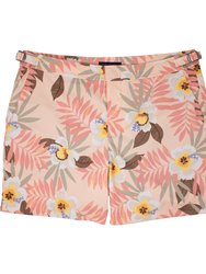 Pool Farm Floral Peach Swim Trunk - Farm Floral Peach