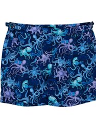 Pool Octopus Party Swim Short In Navy