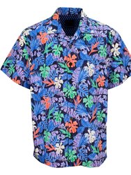 Ralph Flat Tropical Camp Shirt - Navy - Ralph Flat Tropical Navy