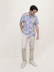 Ralph Flat Tropical Camp Shirt - White