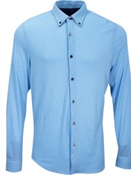 Shawn Merino Shirt - Blue - Shawn Blue