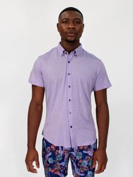 Tobias Merino Shirt - Lavender - Lavender