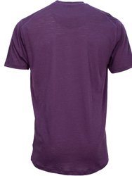 Victor V-neck Merino Shirt - Plum