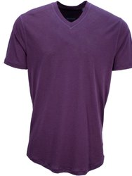 Victor V-neck Merino Shirt - Plum - Victor Plum