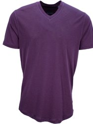 Victor V-neck Merino Shirt - Plum