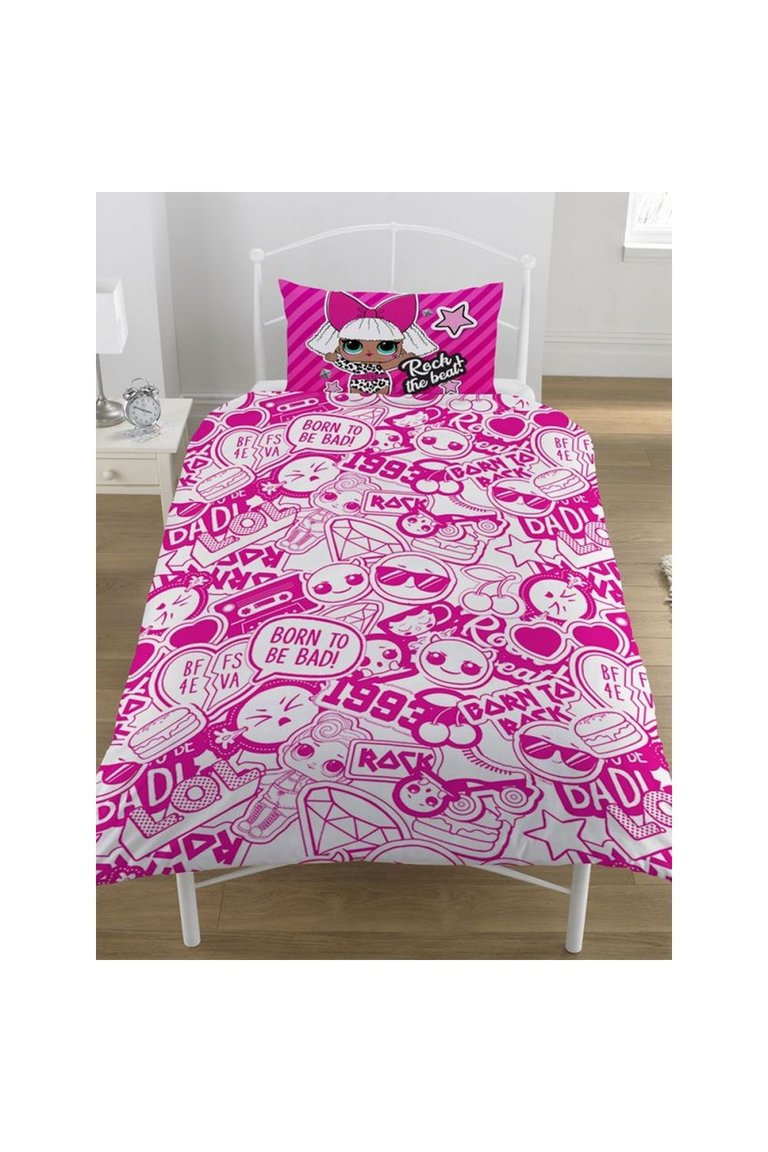 Free Stylin Duvet Set Twin (UK - Single) - Pink