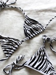 The Barely There Thong - Zebra