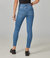 Alexa High Rise Skinny Jeans - Coated Costal Blue