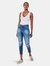 ALEXA-IS High Rise Skinny Jeans - Indigo Sea