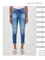 ALEXA-IS High Rise Skinny Jeans