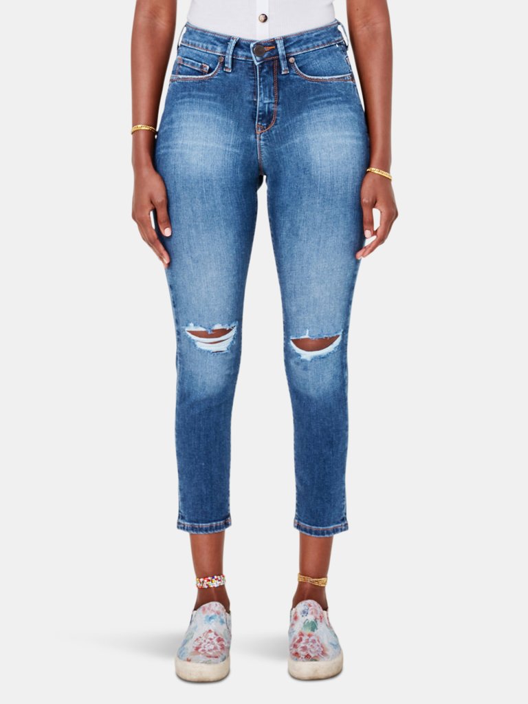 ALEXA-IS High Rise Skinny Jeans