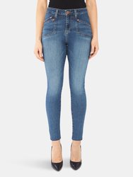 Alexa-RCB High-Rise Skinny Jean - Rugged Classic Blue