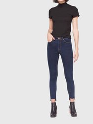 Alexa Step Hem Jean - Dark Rinse Blue