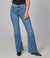 Alice-BM High Rise Flare Jeans - Blue Mist