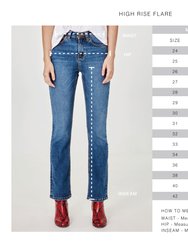 Alice-rcb High Rise Flare Jeans