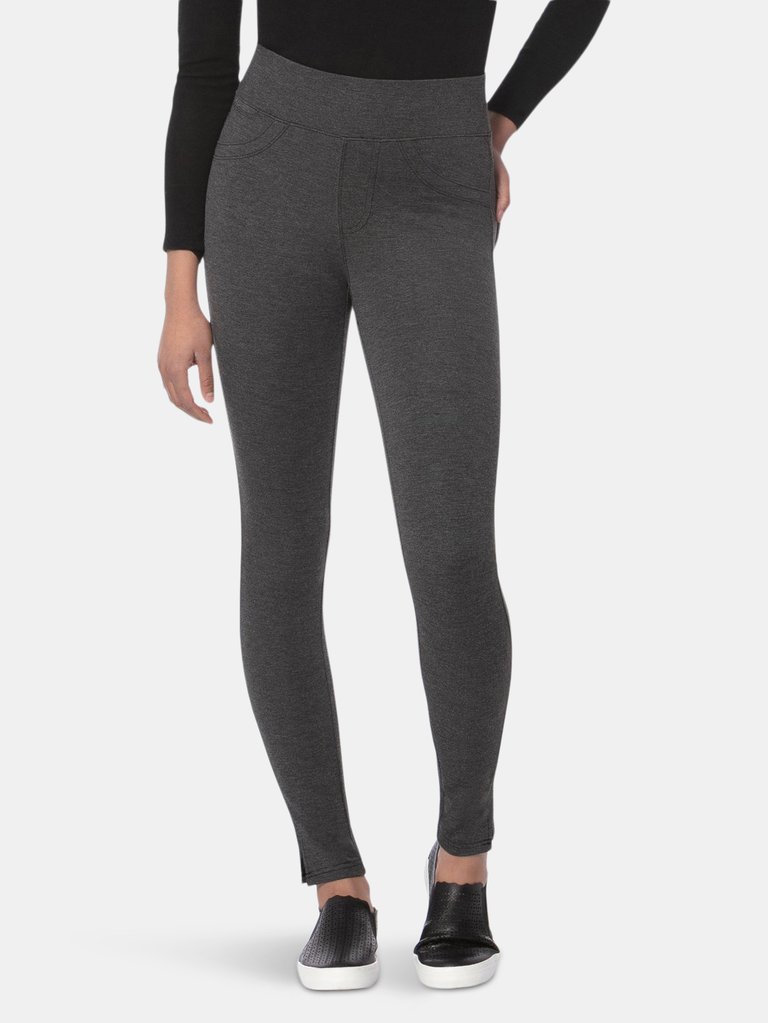 Anna-JCR Mid-Rise Leggings