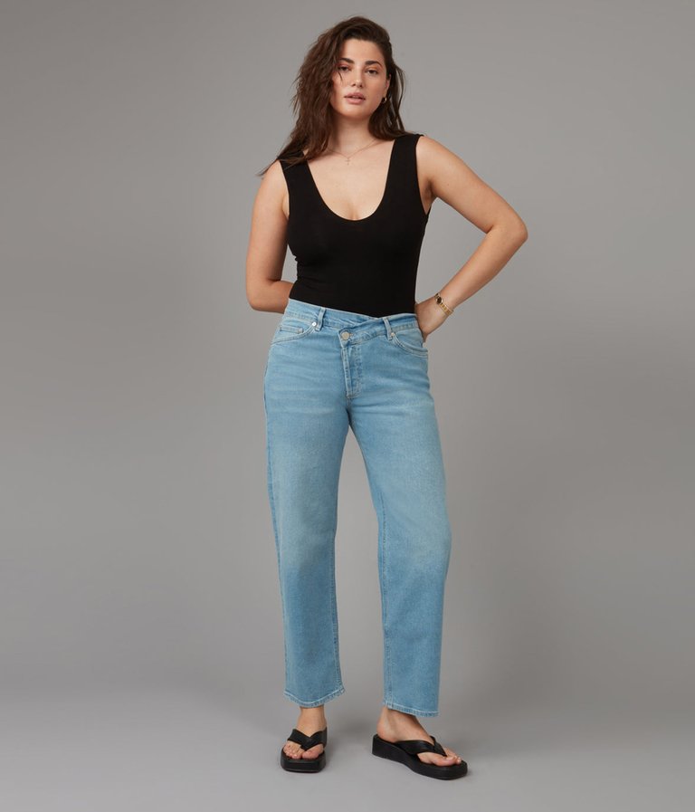 Baker High Rise Crossover Jeans - Luster