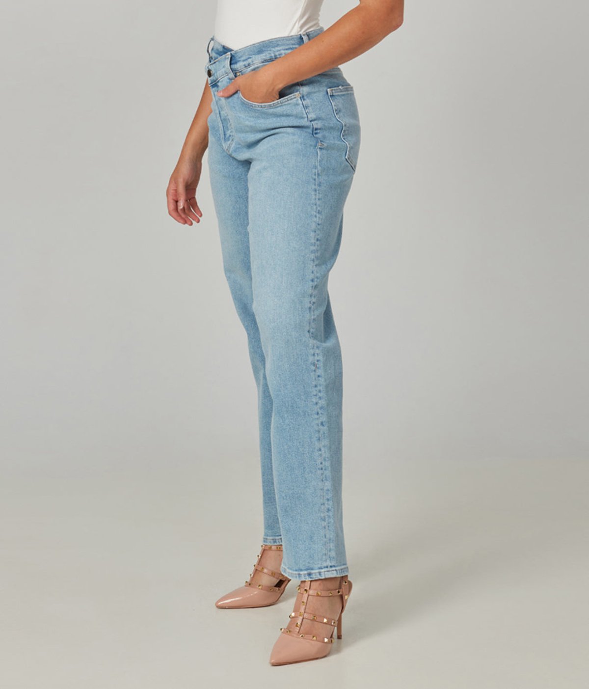 Lola Jeans - Baker Crossover Waist Jean - Prudence Natural Beauty & Fashion