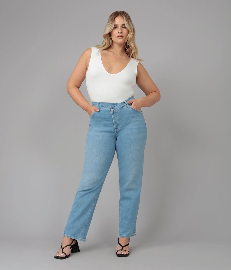 Baker High Rise Crossover Jeans