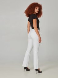 Billie High Rise Bootcut Jeans - White
