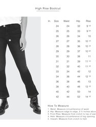 Billie-RBLK High-Rise Bootcut Jeans