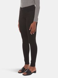 Blair-BLK Mid-Rise Skinny Jeans