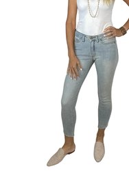 Blair Mid Rise Ankle Skinny Jeans - Silver Lake