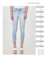 Blair-sl2 Mid Rise Skinny Jeans