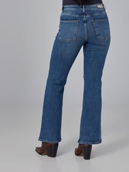 Bradly-Dis Mid Rise Flare Jeans