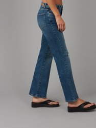 Bradly-Dis Mid Rise Flare Jeans