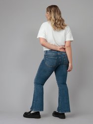 Bradly-Dis Mid Rise Flare Jeans