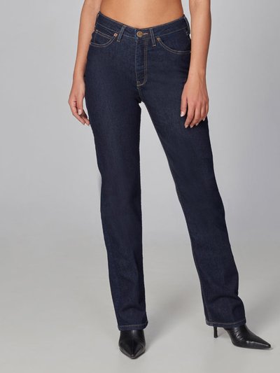 Lola Jeans Denver Dark Rinse Blue High Rise Straight Jeans product