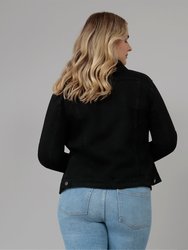 Gabriella-BLK Classic Denim Jacket