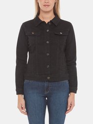 Gabriella-BLK Classic Denim Jacket