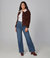 Gabriella Sherpa Chocolate Brown Classic Jacket