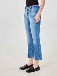 Gene-Lib Mid Rise Bootcut Jeans