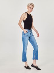 Gene-Lib Mid Rise Bootcut Jeans - Lived In Blue