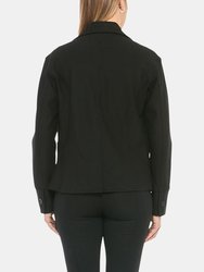 Gia-JBLK Knitted Blazer