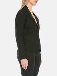 Gia-JBLK Knitted Blazer