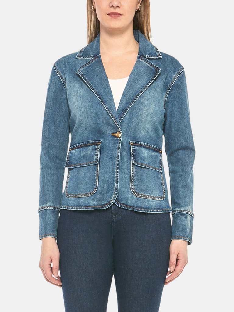 Gia-RCB Denim Blazer